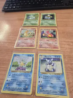 Charmander Squirtle Bulbasaur & evolutions Holo - Pokemon Card Game Classic - NM - Image 1