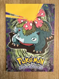 1999 Topps Pokemon The Movie Black Logo Venusaur #3 E3 of 12 MP - Image 1