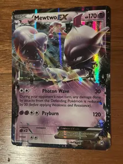 Mewtwo EX Breakthrough 61/162 Pokemon Holo 2015 NM - Image 1