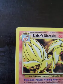 Pokemon Blaine's Ninetales Gym Challenge Unlimited 21/132 - Image 3