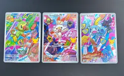 Pokemon First Partner Grookey Scorbunny Sobble Promo 052 053 054 Set Galar NM - Image 1