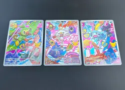 Pokemon First Partner Grookey Scorbunny Sobble Promo 052 053 054 Set Galar NM - Image 2