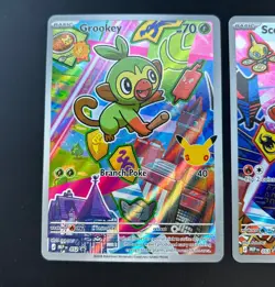 Pokemon First Partner Grookey Scorbunny Sobble Promo 052 053 054 Set Galar NM - Image 3