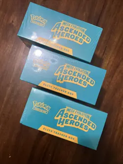 Pokemon TCG Ascended Heroes ETB Elite Trainer Box X3 FACTORY SEALED SHIPS NOW - Image 2
