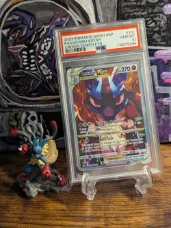 2023 POKEMON 💢 BLACK STAR PROMO #291 FULL ART/LUCARIO VSTAR PSA 10 GEM MINT ✨ - Image 1