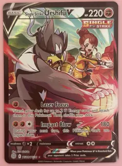 Single Strike Urshifu V TG18/TG30 Pokemon - Image 1