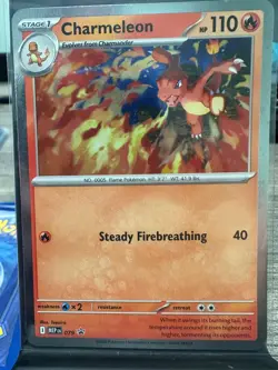 Charmeleon (Cosmos Holo) 079 Holo Promo ME: Mega Evolution Promo Pokemon Holo NM - Image 1
