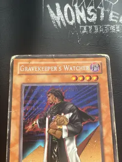 YUGIOH GRAVEKEEPER'S WATCHER RARE PGD-064 PLAYED CONDITION - Image 3