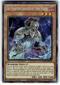 The Phantom Knights of Torn Scales PHRA-EN003 Phantom Rage 1st Ed Yu-Gi-Oh! NM - Image 1