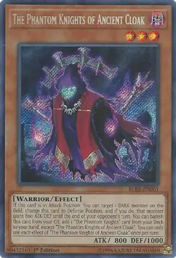 The Phantom Knights of Ancient Cloak-Secret Rare - 1st Edition - BLRR-EN061 -... - Image 1