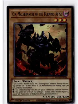 Cir, Malebranche of the Burning Abyss | BLGG-EN064 | Ultra Rare | Yu-Gi-Oh! TCG - Image 1