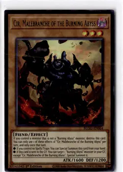 Cir, Malebranche of the Burning Abyss | BLGG-EN064 | Ultra Rare | Yu-Gi-Oh! TCG - Image 2