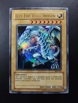 YUGIOH 2002 | BLUE-EYES WHITE DRAGON | JMP-001 | SHONEN JUMP PROMO | NM (VLP) - Image 1