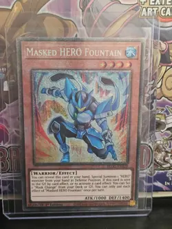Yu-Gi-Oh! Glorious Gallery Masked HERO Fountain Starlight Rare - Image 1