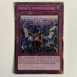 Infinite Impermanence 1st Edition Starlight Rare RA05-EN140 Yu-Gi-Oh! NM Single - Image 1