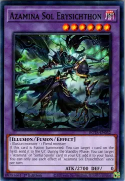 Azamina Sol Erysichthon Rage of the Abyss ROTA-EN032 1st Edition Yu-Gi-Oh NM - Image 1