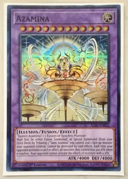Yu-Gi-Oh! Azamina ALIN-EN035 Super Rare 1st Edition Alliance Insight NM - Image 1