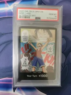 2022 One Piece OP01 Romance Dawn Don!! Alternate Art - PSA 10 Manga - Image 1
