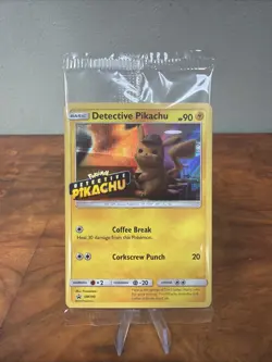 Pokemon TCG Detective Pikachu SM190 Black Star Promo Stamped - NEW - Sealed - Image 1