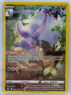 Pokemon TCG Hisuian Goodra GG21/GG70 – Crown Zenith – Galarian Gallery – NM - Image 1