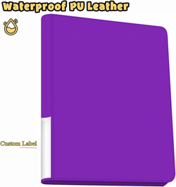 Premium 16 Pocket Toploader Binder Holds 640 Cards, Ringless Design Side-Load To - Image 2