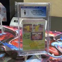 Ditto Pikachu # 21 Fancy Graffiti Sealdass Pokemon Card Sticker BANDAI Japanese - Image 1