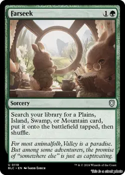 MTG Farseek Card #119 Commander: Bloomburrow NM Magic - Image 1