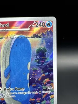 Wailord 162/159 Journey Together Illustration Rare Full Art Holo Pokemon Card #2 - Image 3