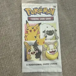 Pokemon 25th Anniversary 3-Card Pack General Mills Sealed - Image 1