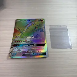 Ho-Oh GX SM80 English Holo Card. Jumbo Oversided Sm80 Black Star Promo. - Image 1