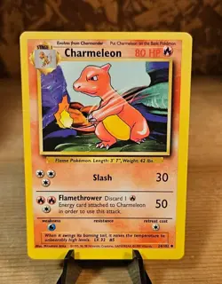 Pokemon Chameleon Base Set Vintage Card 24/102 Unlimited Rare MP - Image 1