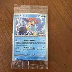 Pokemon Keldeo Chaos Rising PROMO 019/086 Basic Aqua 110 HP Card English SEALED - Image 1