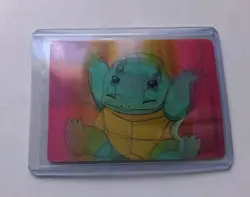 Squirtle 1998 Lenticular Viz Promo Pika-0023D/DVD - Unique Vintage Pokemon Card - Image 2