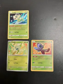 Shining Celebi Holo Pokemon Card Lot - Image 1