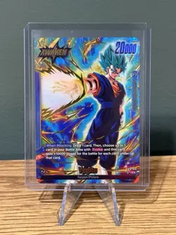 Vegito FB10-025 Leader Alternative Art Cross Force Super Dragon Ball Card Game - Image 1