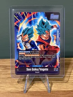 Vegito FB10-025 Leader Alternative Art Cross Force Super Dragon Ball Card Game - Image 2