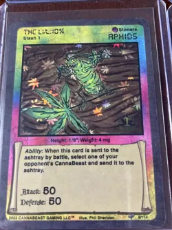 CannaBeast TCG 12 Card Lot 🔥 9 Holo/3 Non Holo “Stoners” #/114 CCG 1st Edition - Image 3
