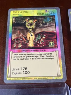CannaBeast TCG 12 Card Lot 🔥 9 Holo/3 Non Holo “Stoners” #/114 CCG 1st Edition - Image 5