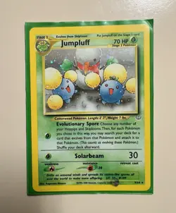 🍃 Pokemon Jumpluff Holo Rare TCG Card 9/64 Neo Revelation Unlimited Card! - Image 1