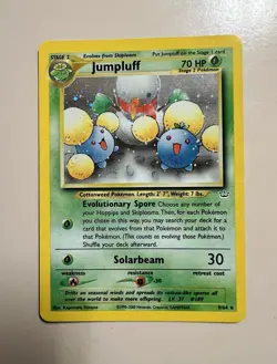 🍃 Pokemon Jumpluff Holo Rare TCG Card 9/64 Neo Revelation Unlimited Card! - Image 2