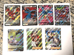 Pokemon TCG Lot of 15 Darkness Ablaze V Holo (13) and Trainer (2) Cards All Diff - Image 3