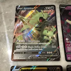 Pokemon V Card Lot Tyranitar V Hisuian Typhlosion V Raichu V Flying Pikachu V NM - Image 2
