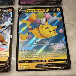 Pokemon V Card Lot Tyranitar V Hisuian Typhlosion V Raichu V Flying Pikachu V NM - Image 4