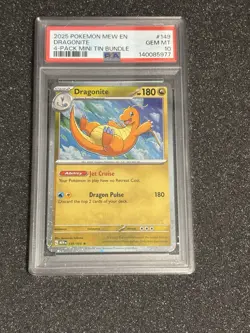 Pokemon Dragonite 149/165 Cosmos Holo Sam's Club Exclusive PSA 10 Rare Gem Mint - Image 1
