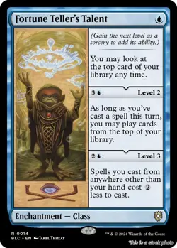 MTG Fortune Teller's Talent Card #14 Commander: Bloomburrow NM Magic - Image 1