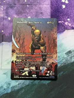 MTG Marvel Super Heroes - Wolverine, Best There Is (Borderless) 0097 - Foil - Image 1