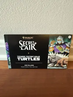 MTG Secret Lair TMNT VHS Villains Traditional Foil - Magic the Gathering - New - Image 1