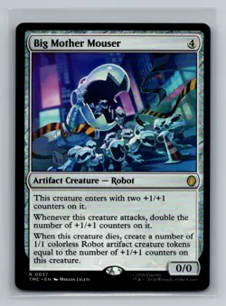 37 Big Mother Mouser NM Commander: Teenage Mutant Ninja Turtles - Image 1