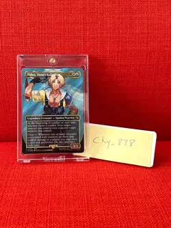 MAGIC FINAL FANTASY TIDUS YUNA'S GUARDIAN (SURGE FOIL) BORDERLESS M 213 FIN MTG - Image 3