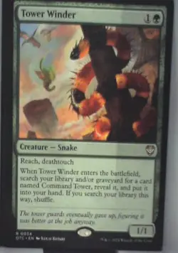 Tower Winder - Commander: Outlaws of Thunder Junction: #34, MTG Lp C287 - Image 1
